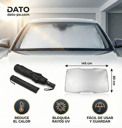 Sombrilla Parasol Pro para auto: Tecnología Escudo Térmico UV