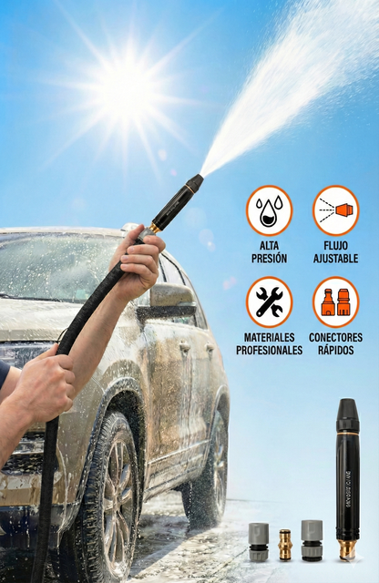 Boquilla de Alta Presión Pro: Lavado Potente para Auto